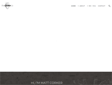 Tablet Screenshot of mattcorker.com